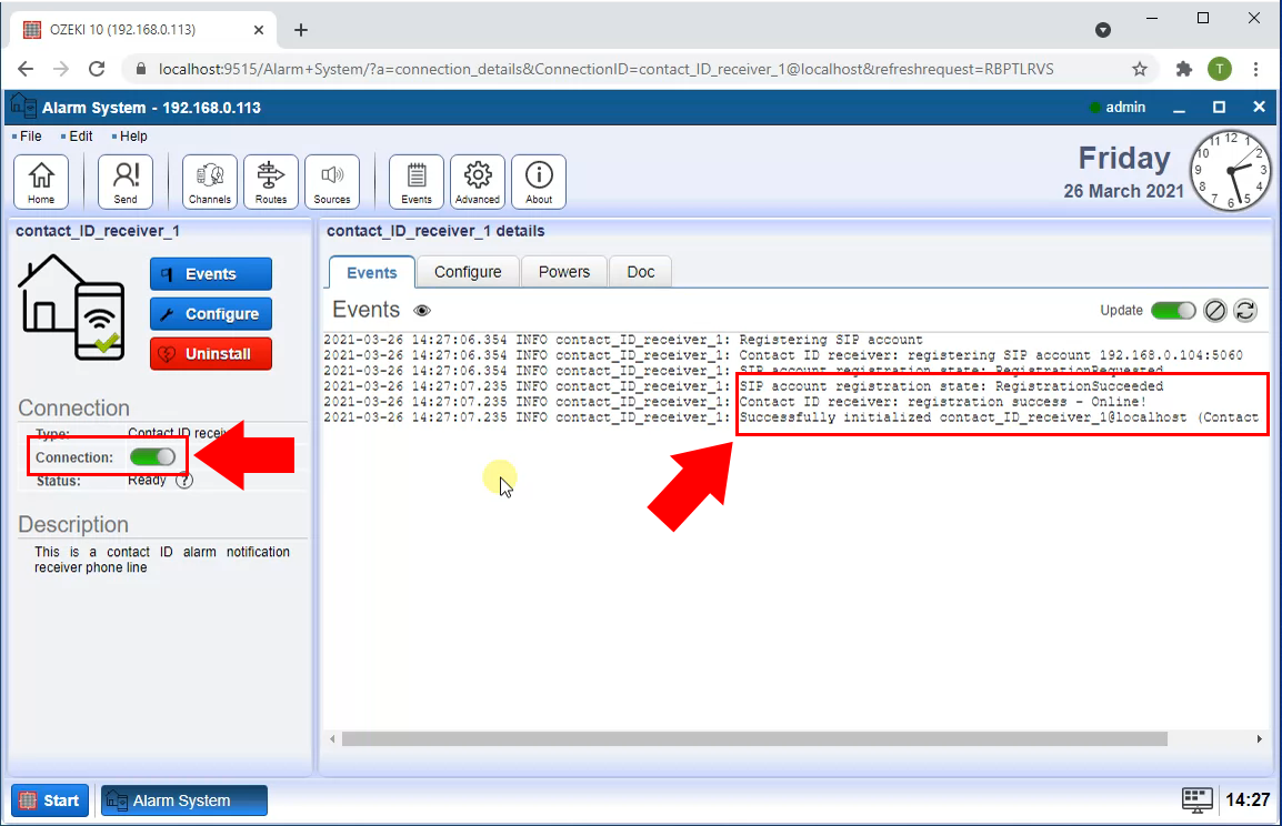 registering to pbx