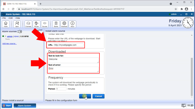 configure host