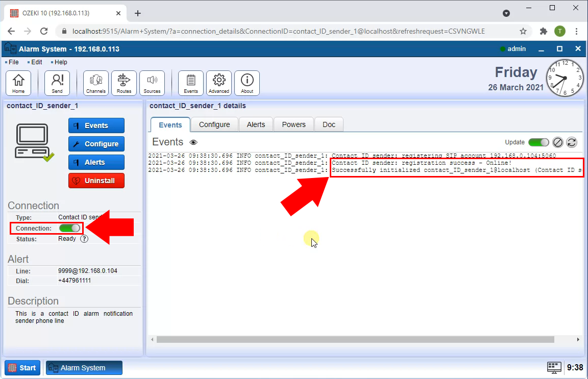 registering to pbx