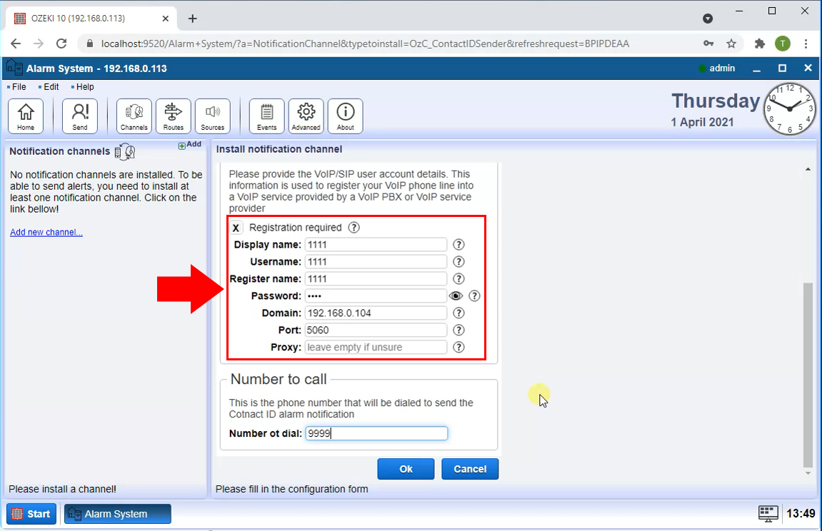 provide sip account